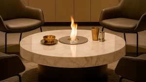 lareira a álcool é segura