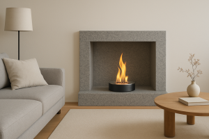 lareira a álcool moderna